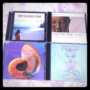 4 CD bundle Sacred Sounds for meditation and yoga